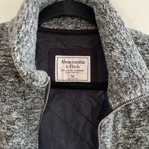 Abercrombie and Fitch, medium, gray vest